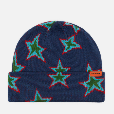 фото Шапка butter goods star, цвет синий
