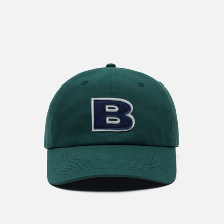 фото Кепка butter goods b logo 6 panel, цвет зелёный