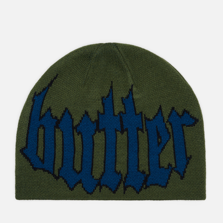фото Шапка butter goods crop beanie, цвет зелёный