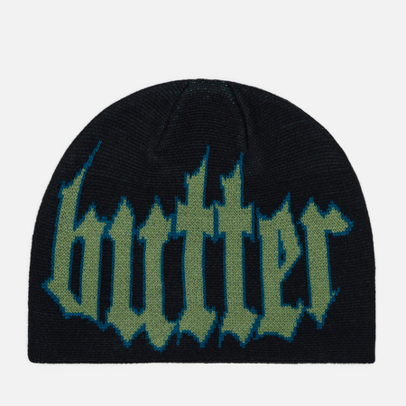фото Шапка butter goods crop beanie, цвет чёрный