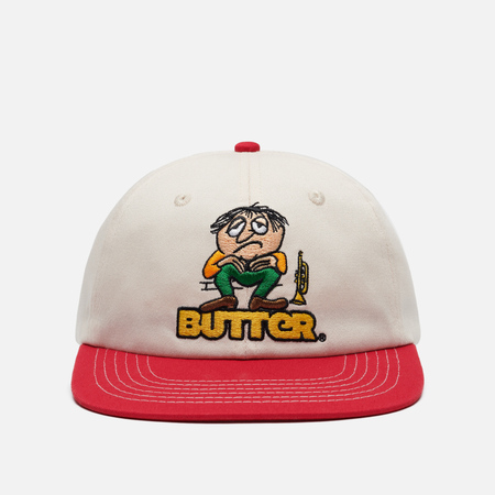 фото Кепка butter goods blues 6 panel, цвет бежевый