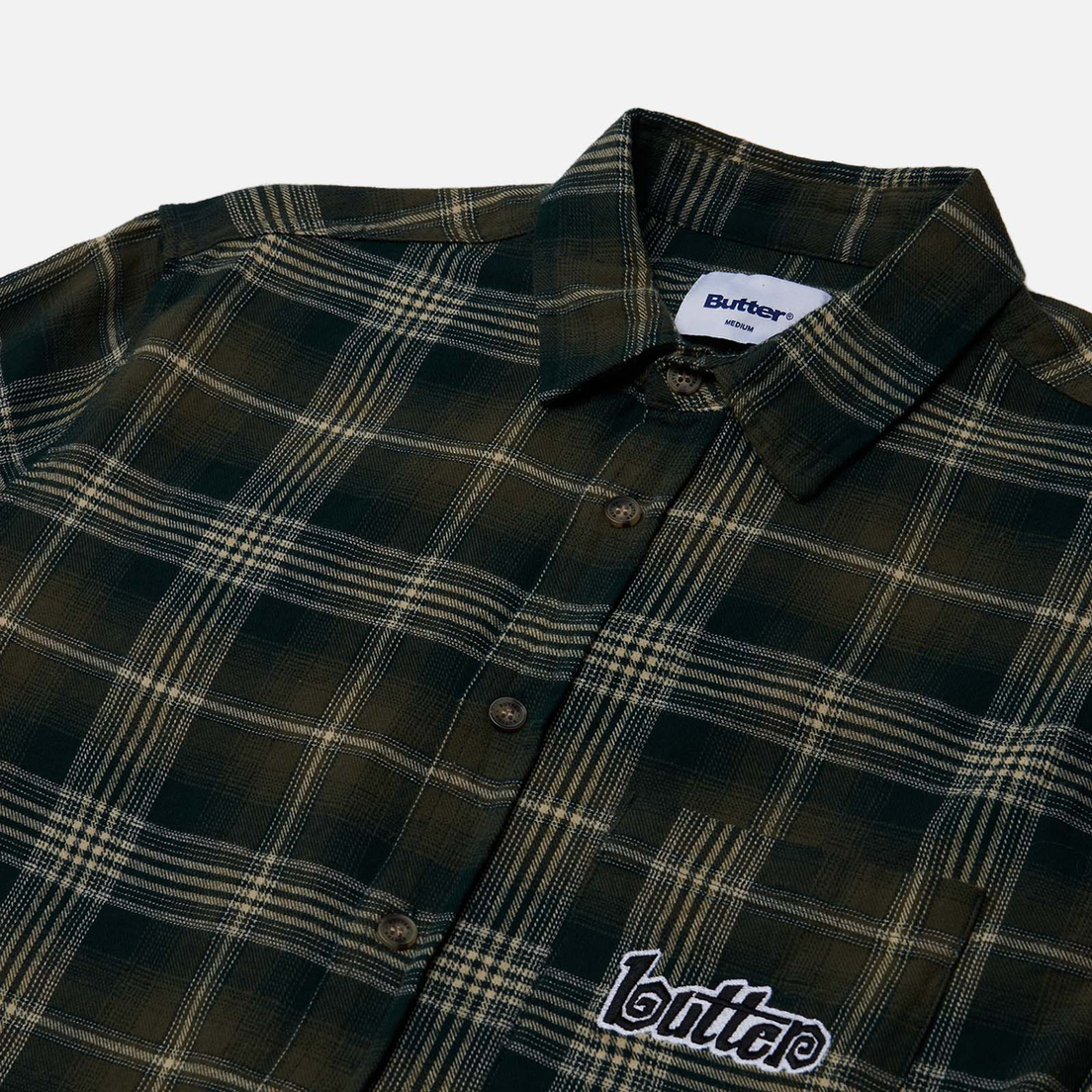 Butter Goods Мужская рубашка Swirl Plaid