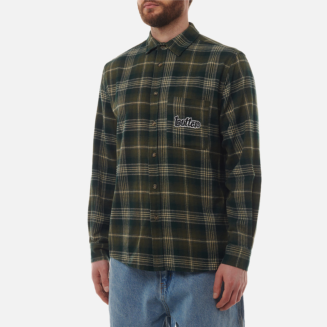 Butter Goods Мужская рубашка Swirl Plaid