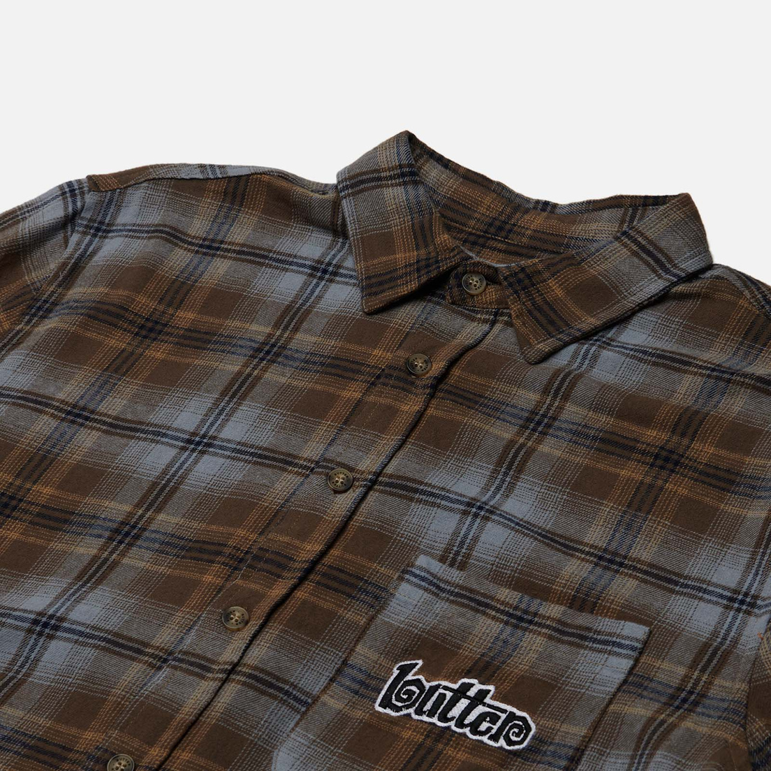 Butter Goods Мужская рубашка Swirl Plaid