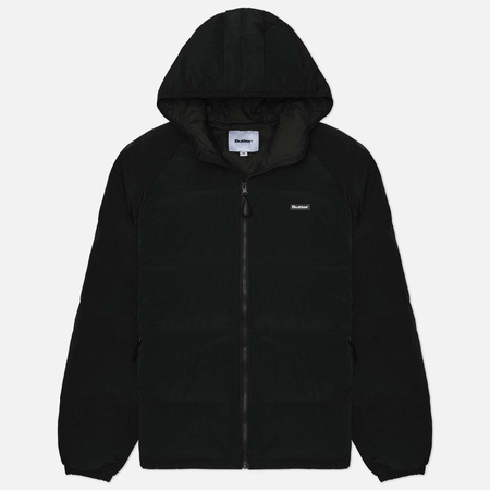  Мужской пуховик Butter Goods Hooded Puffer, цвет чёрный, размер L