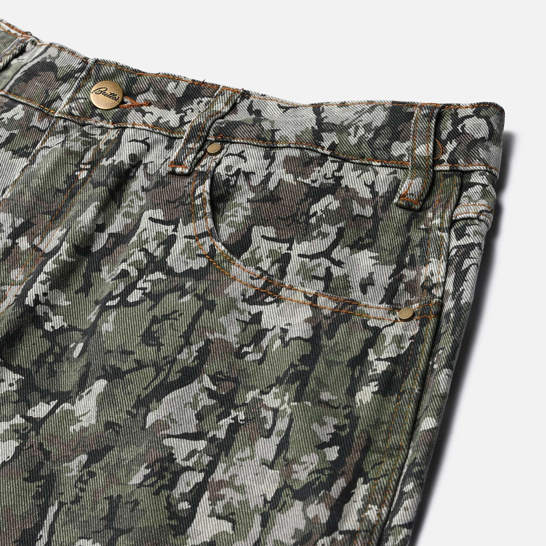 Butter Goods Мужские джинсы Bark Camo Denim