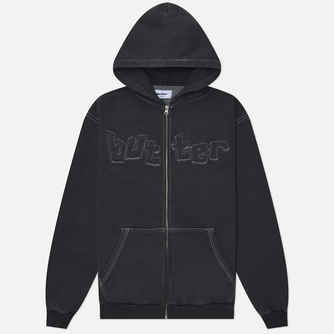 Butter Goods Мужская толстовка Mineral Wash Zip-Thru Hoodie