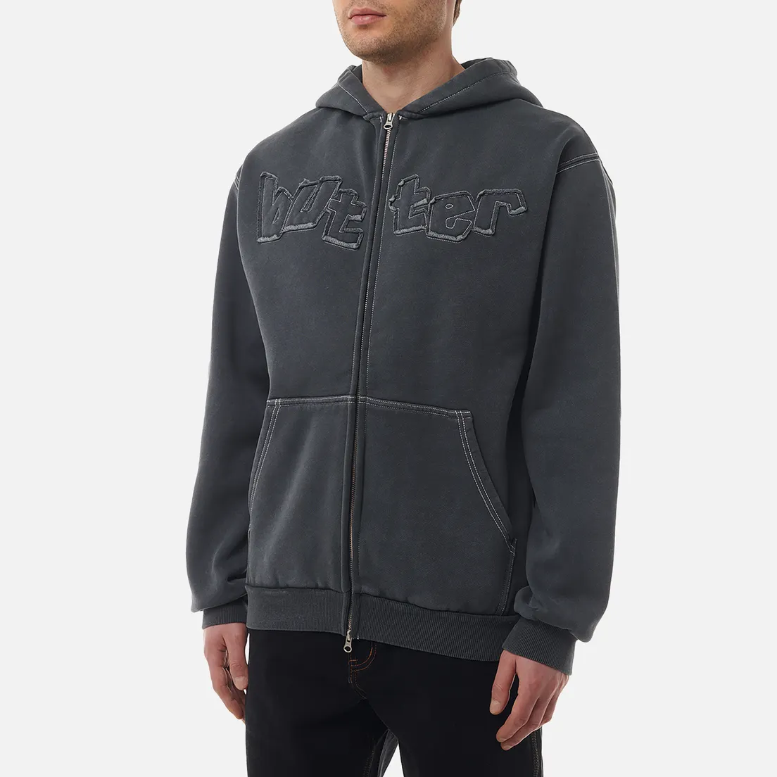 Butter Goods Мужская толстовка Mineral Wash Zip-Thru Hoodie