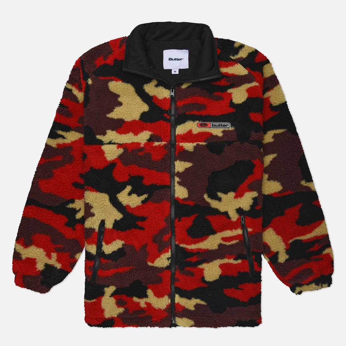 Butter Goods Мужская флисовая куртка Camo Sherpa