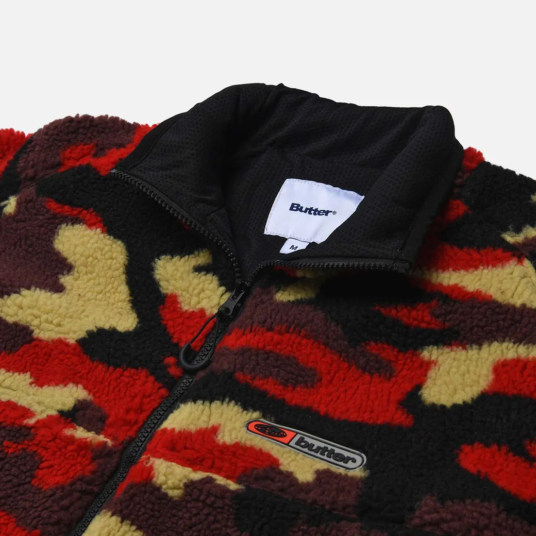 Butter Goods Мужская флисовая куртка Camo Sherpa