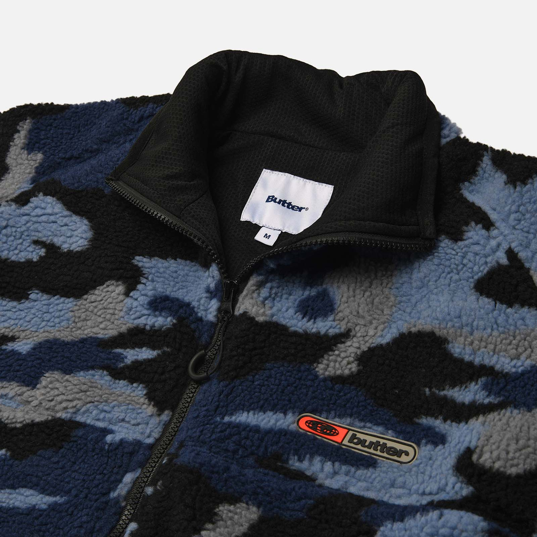 Butter Goods Мужская флисовая куртка Camo Sherpa