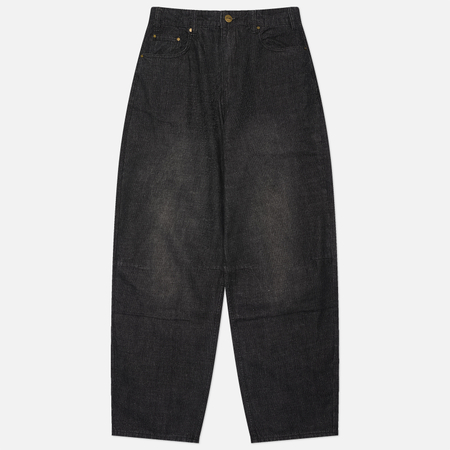 Мужские джинсы Butter Goods Wide Cut Denim, цвет чёрный, размер 30