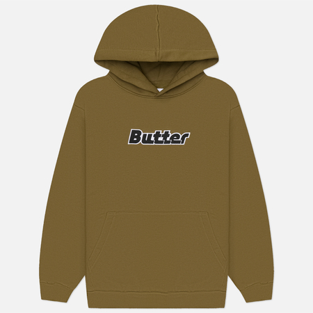 Мужская толстовка Butter Goods Transit Pullover Hoodie, цвет оливковый, размер M