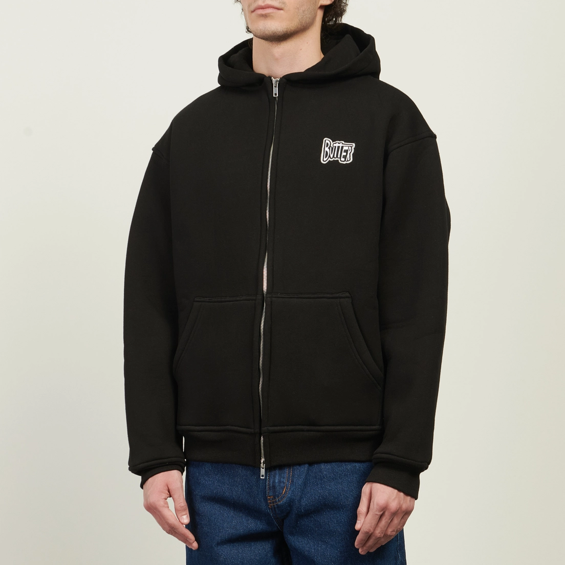 Butter Goods Мужская толстовка Pile Lined Zip-Thru Hoodie