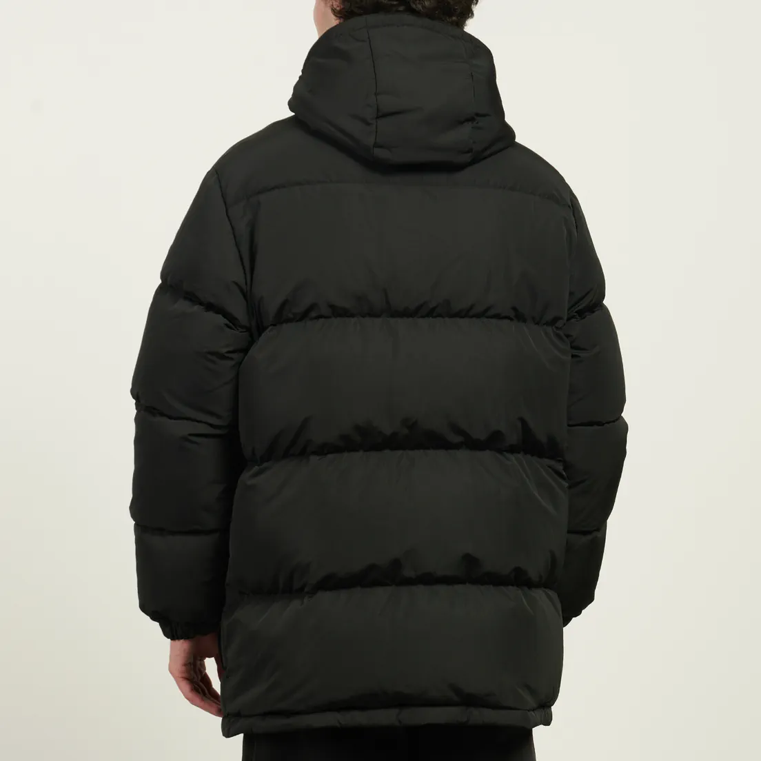 Lacoste Мужской пуховик Water Repellent Mid Length Hood Puffed