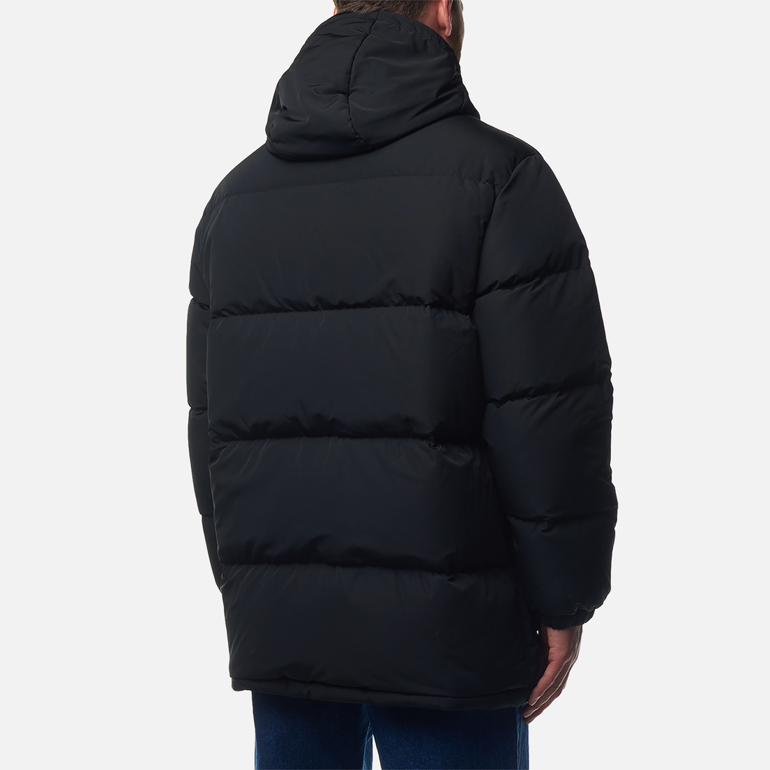 Lacoste Мужской пуховик Water Repellent Mid Length Hood Puffed