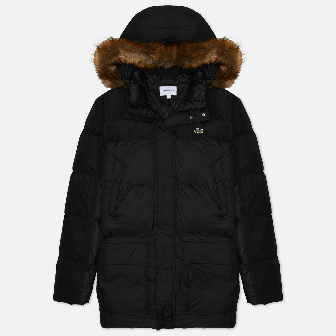 Lacoste Мужская куртка парка Detachable Hooded Waterproof Coat