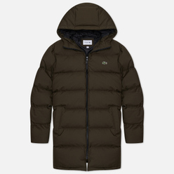 Lacoste Мужской пуховик Long Hooded Quilted
