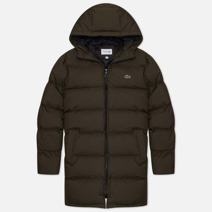 Lacoste Long Hooded Quilted