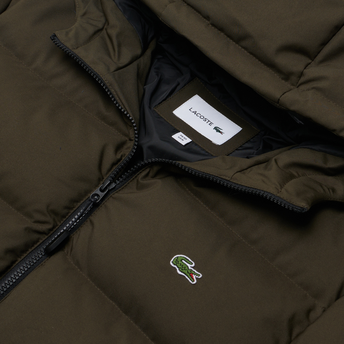 Lacoste Мужской пуховик Long Hooded Quilted