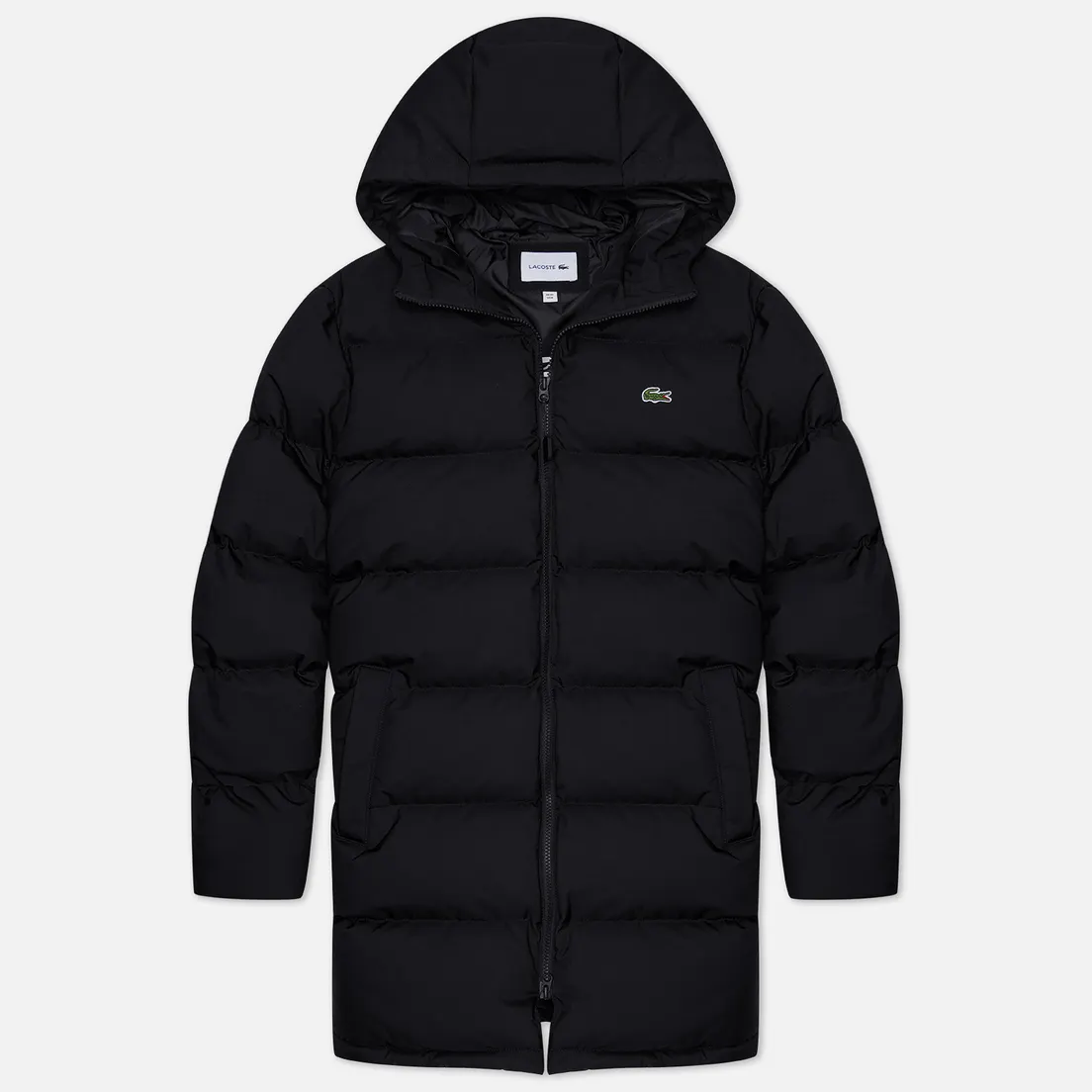 Lacoste Мужской пуховик Long Hooded Quilted