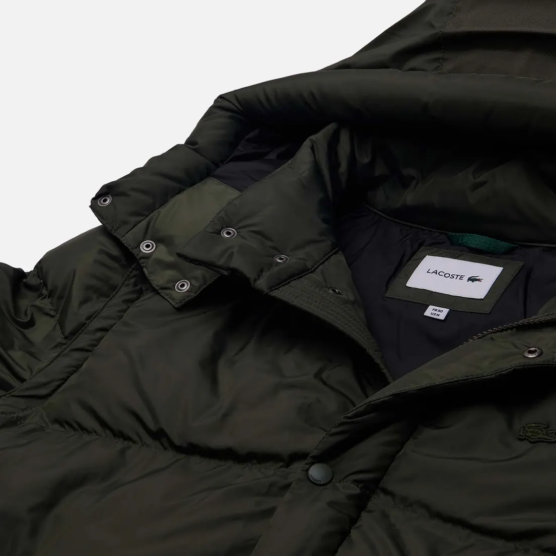 Lacoste Мужской пуховик Embroidered Crocodile Tonal