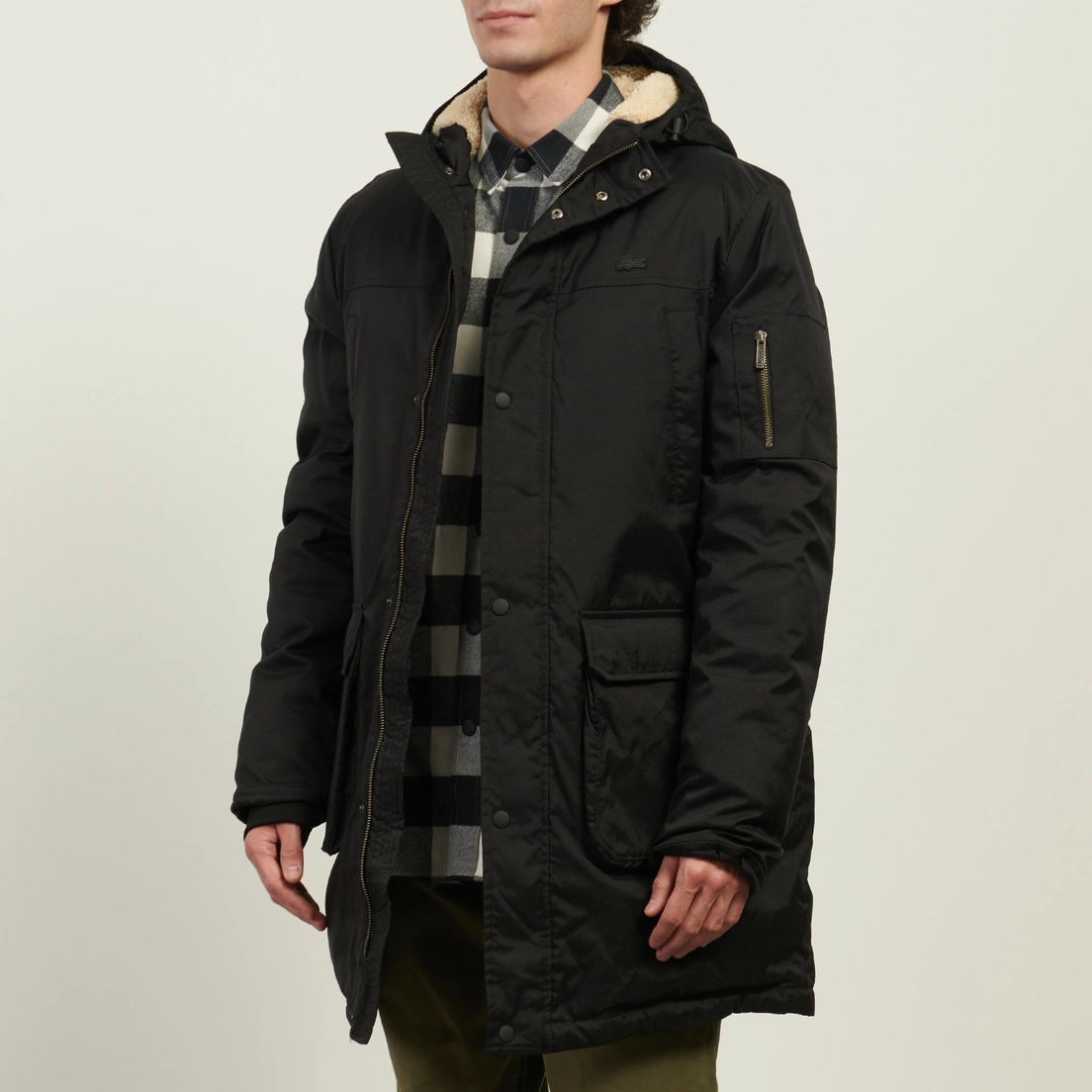 Lacoste Мужская куртка парка Hooded Long