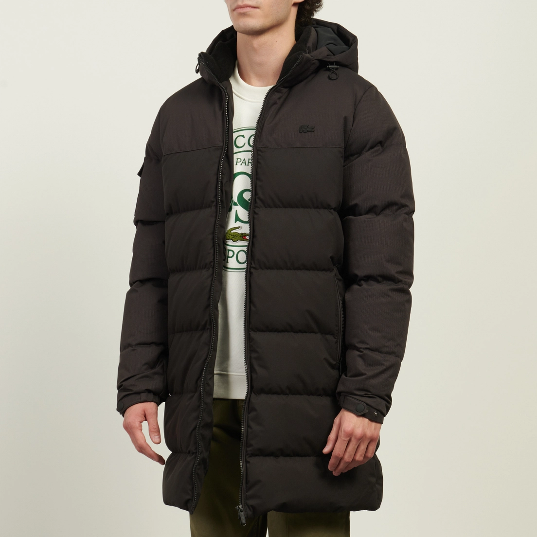 Lacoste Мужской пуховик Hooded Puffer