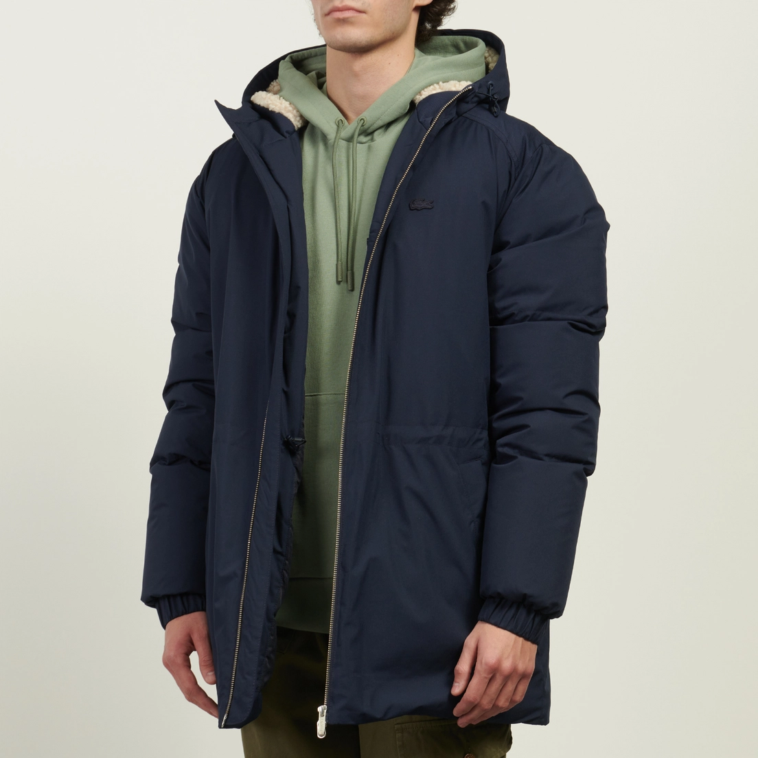 Lacoste Мужская куртка парка Quilted Puffer
