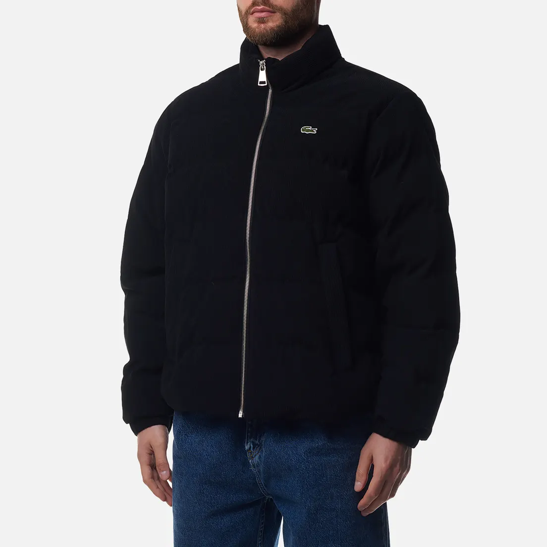 Lacoste Мужской пуховик Quilted Corduroy Puffer