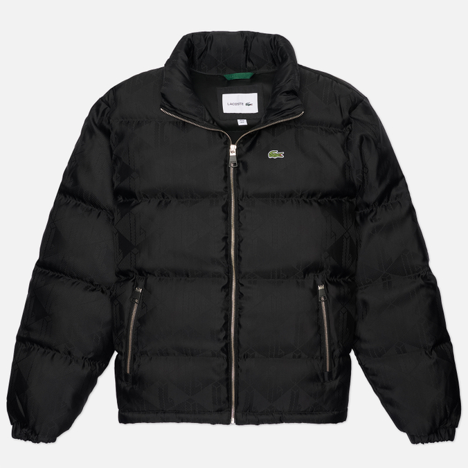 Мужской пуховик Lacoste Water-Repellent Monogram Jacquard Down