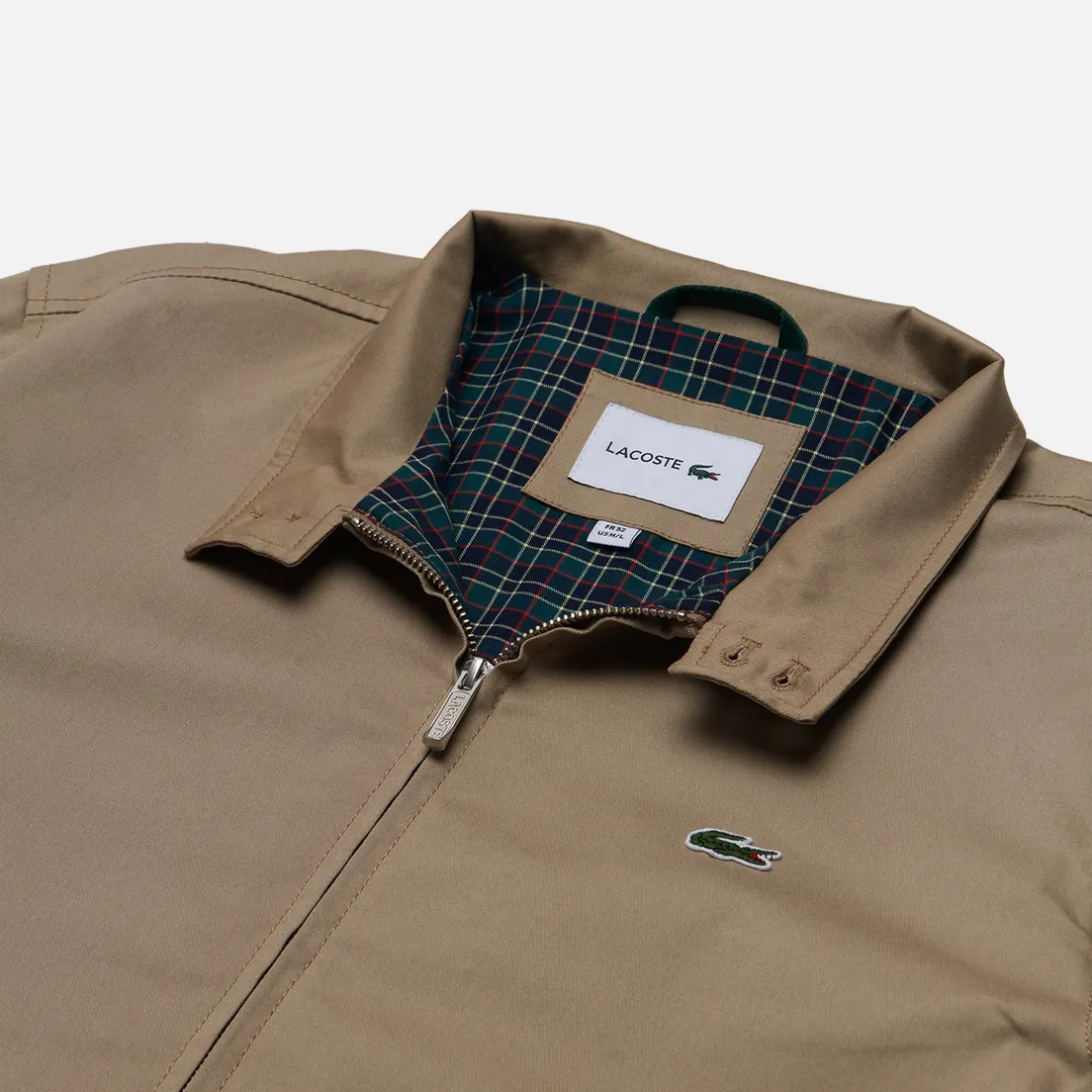 Lacoste Мужская куртка харрингтон Showerproof Cotton Twill