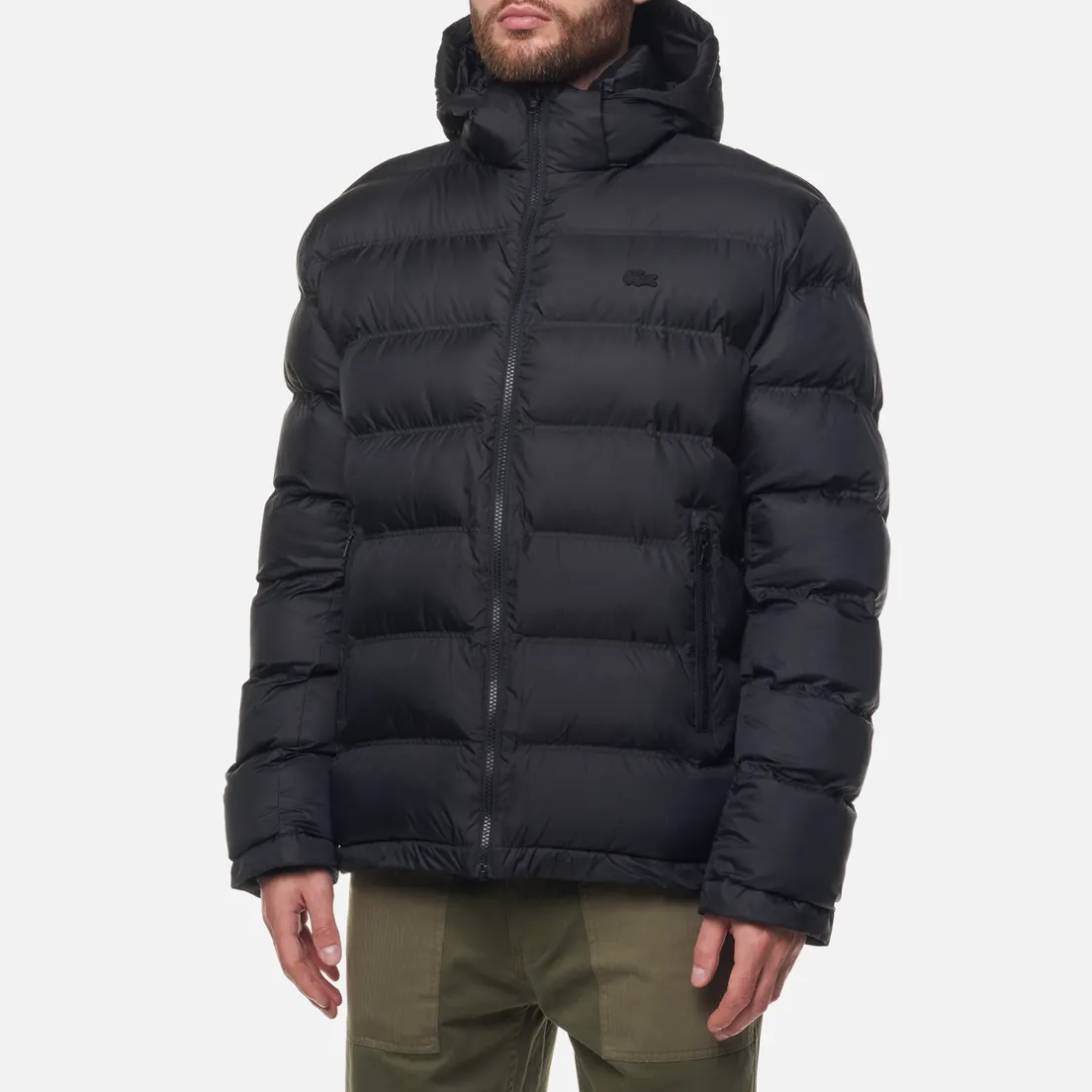 Lacoste Мужской пуховик Hooded Quilted