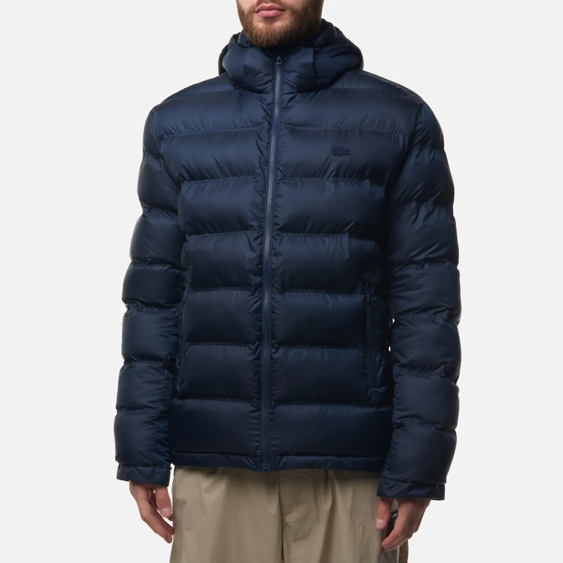 Lacoste Мужской пуховик Hooded Quilted