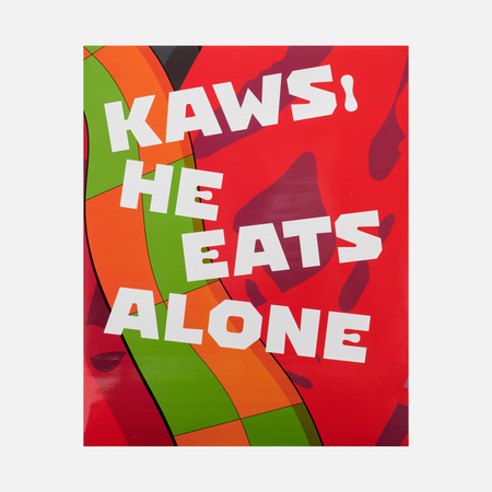 Книга Silvana Editoriale Kaws: He Eats Alone, цвет красный
