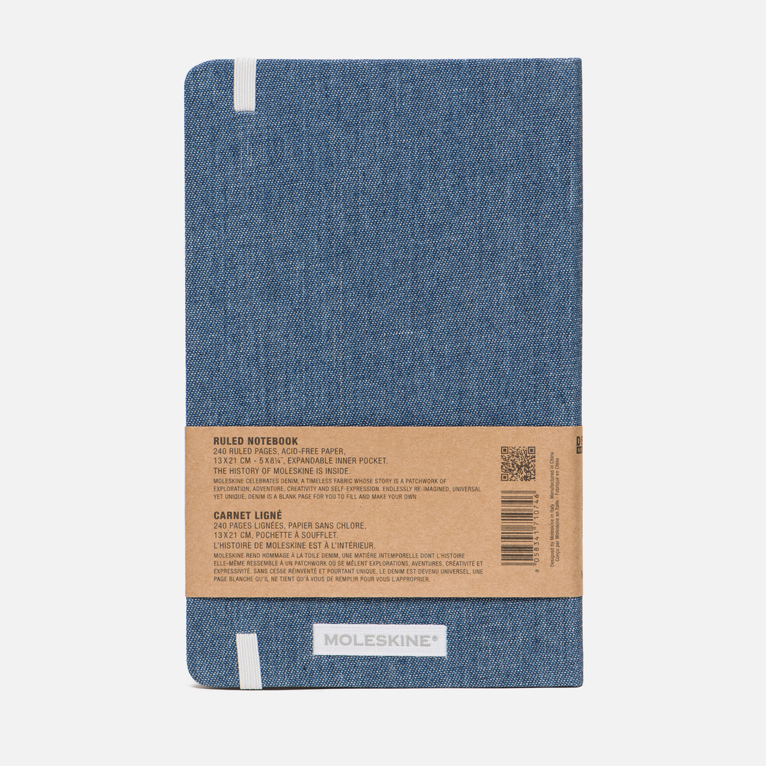 Moleskine Блокнот Limited Edition Denim Notebooks Large Ruler 240 pgs