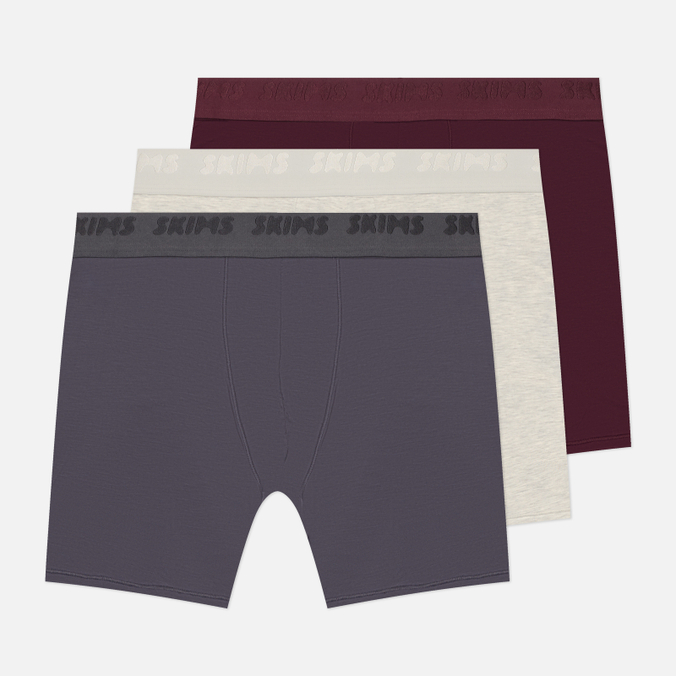 Комплект мужских трусов SKIMS Stretch 5 Boxer Brief 3-Pack