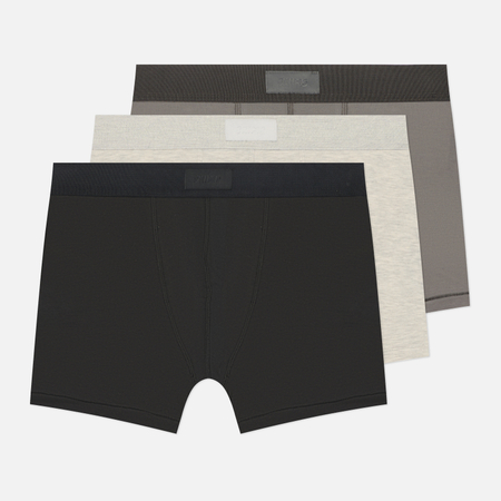 Комплект мужских трусов SKIMS Cotton 3" Boxer Brief 3-Pack, цвет комбинированный