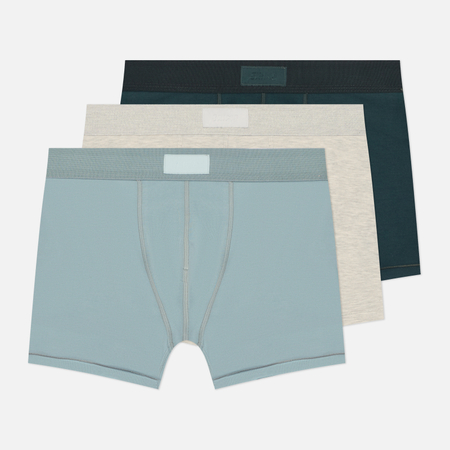 Комплект мужских трусов SKIMS Cotton 3" Boxer Brief 3-Pack, цвет комбинированный