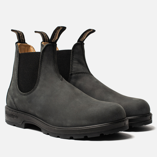 blundstone black leather