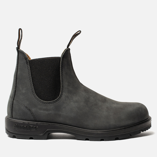 Мужские ботинки Blundstone 587 Round Toe Chelsea Leather Black