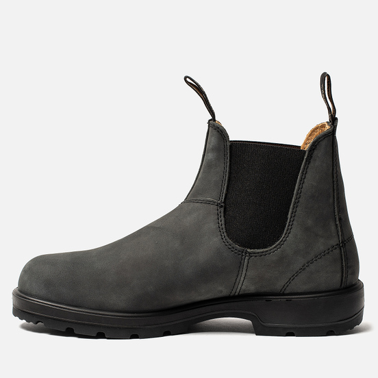Мужские ботинки Blundstone 587 Round Toe Chelsea Leather Black