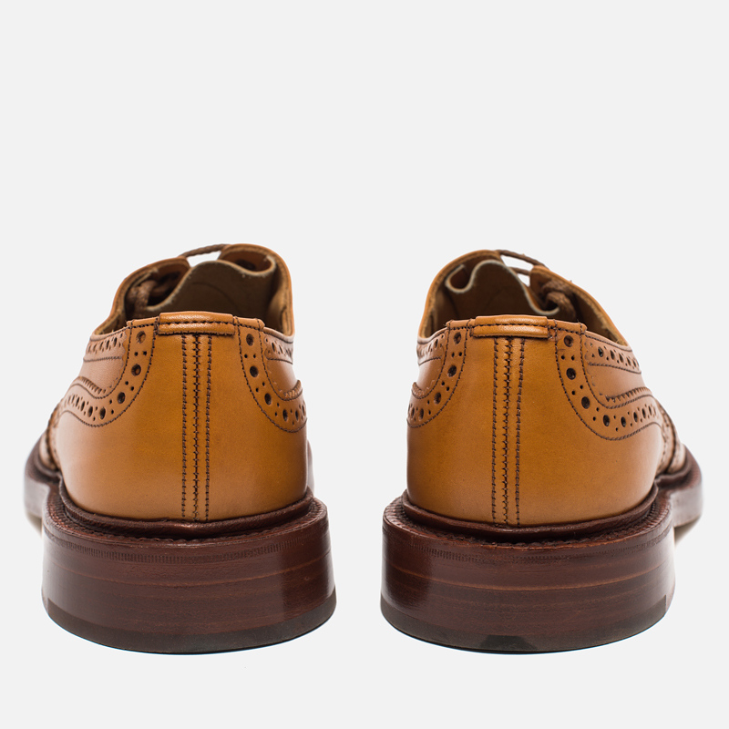 Tricker's Мужские ботинки броги Brogue Bourton Sole Leather