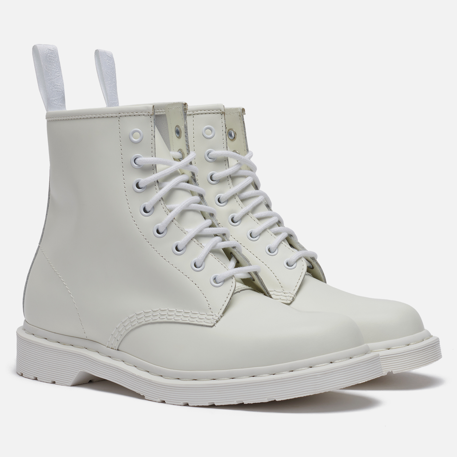dr martens 1460 mono smooth white