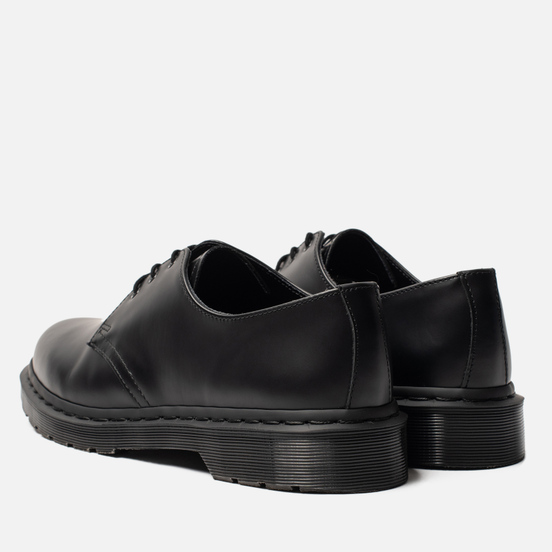 dr martens black mono smooth
