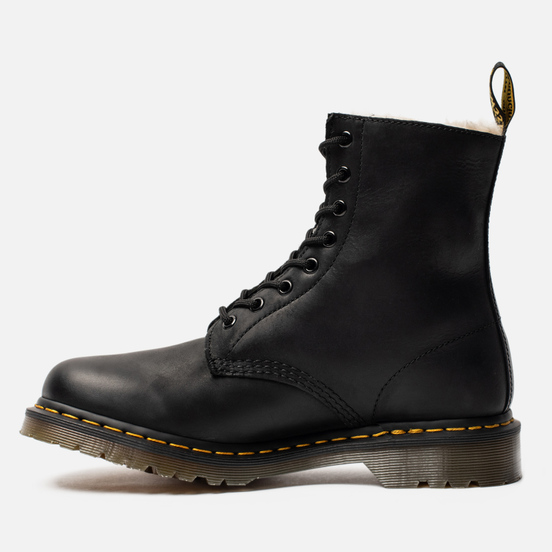 Зимние ботинки Dr. Martens Serena Fur Lined Burnished Wyoming Black