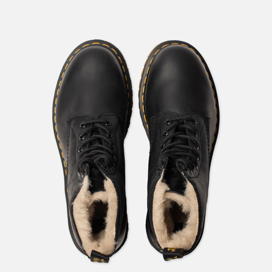Зимние ботинки Dr. Martens Serena Fur Lined Burnished Wyoming Black