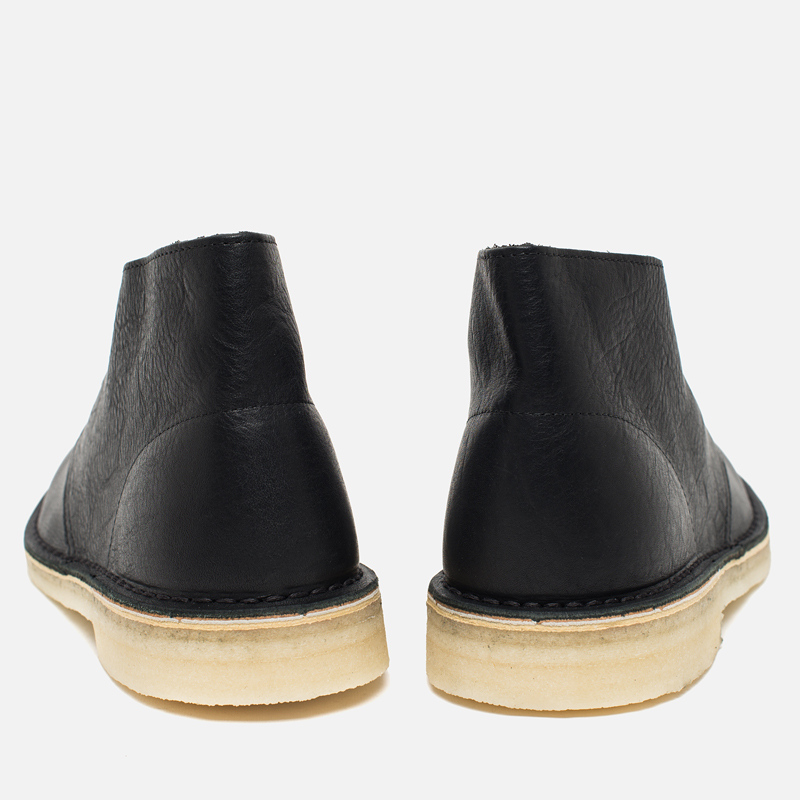 clarks originals desert boots black tumbled leather