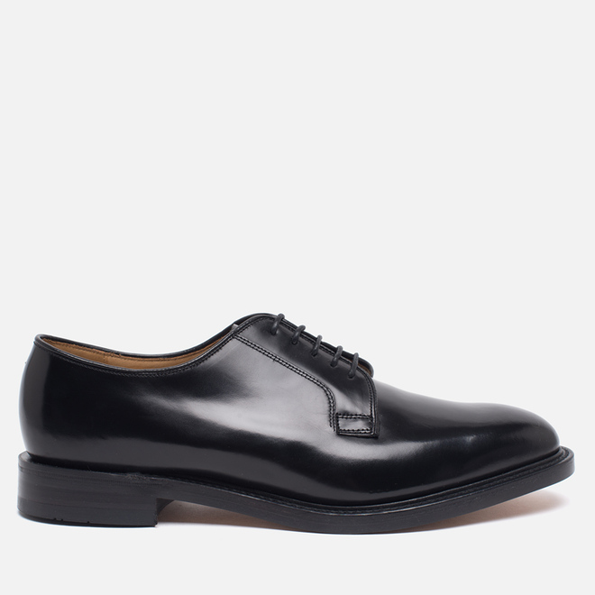 Мужские ботинки Loake Plain Derby Polished Black