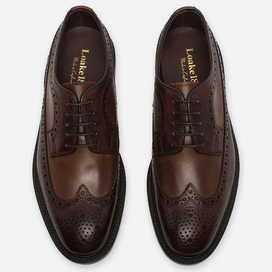 Мужские ботинки Loake Taunton Grain Dark Brown